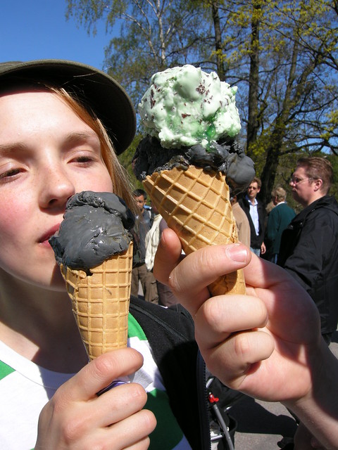 liquorice ice cream finland